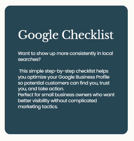 local SEO checklist for small business owners