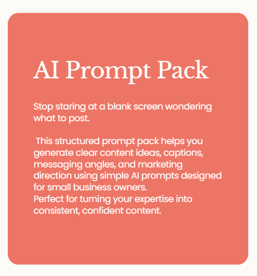 social media content prompts for small business